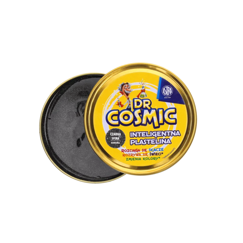 INTELIGENTNA PLASTELINA CZARNA SFERA DR COSMIC 3+