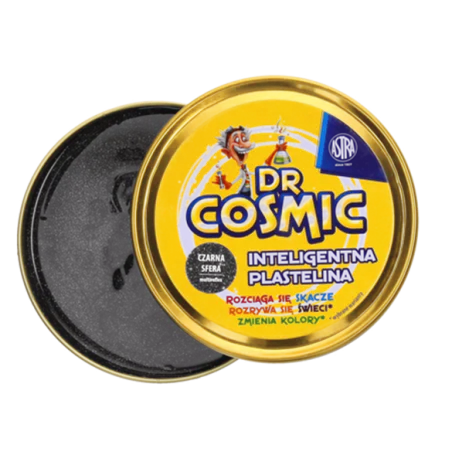 INTELIGENTNA PLASTELINA CZARNA SFERA DR COSMIC 3+