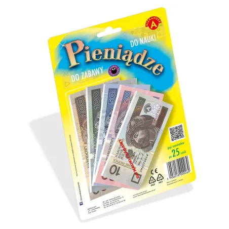 PIENIĄDZE DO NAUKI I ZABAWY 125 SZTUK 3+