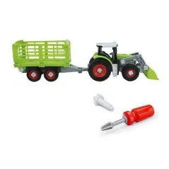 Traktor Z Przyczepą Do Skręcania Zestaw Konstrukcyjny Kid Smart 3+