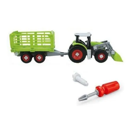 Traktor Z Przyczepą Do Skręcania Zestaw Konstrukcyjny Kid Smart 3+