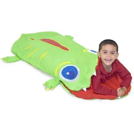 ŚPIWÓR SPIWOREK DLA DZIECKA KROKODYL 170 X 45 CM MELISSA & DOUG