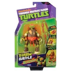 FIGURKA MICHELANGELO WOJOWNICZE ŻÓŁWIE NINJA THROW N BATTLE 3+