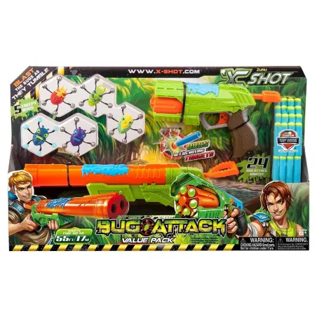 BUG ATTACK PISTOLET + STRZELBA COMBO RAPID ELIMINATOR 8+