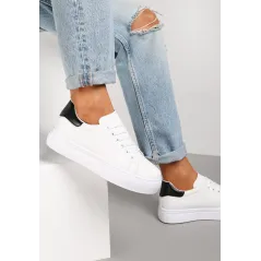 BIAŁO-CZARNE SNEAKERSY ROZMIAR 37