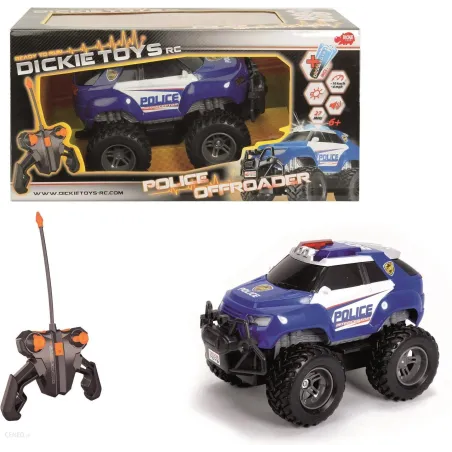 SAMOCHÓD POLICYJNY OFFROADER ZDALNIE STEROWANY 19 CM6+