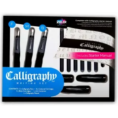 ZESTAW DO KALIGRAFII PIÓRA CALLIGRAPHY 17 ELEMENTÓW