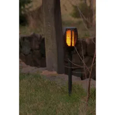 POCHODNIA SOLARNA TAŃCZĄCE PŁOMYKI 36 LED 12 X 12 X 78 CM SASKA GARDEN