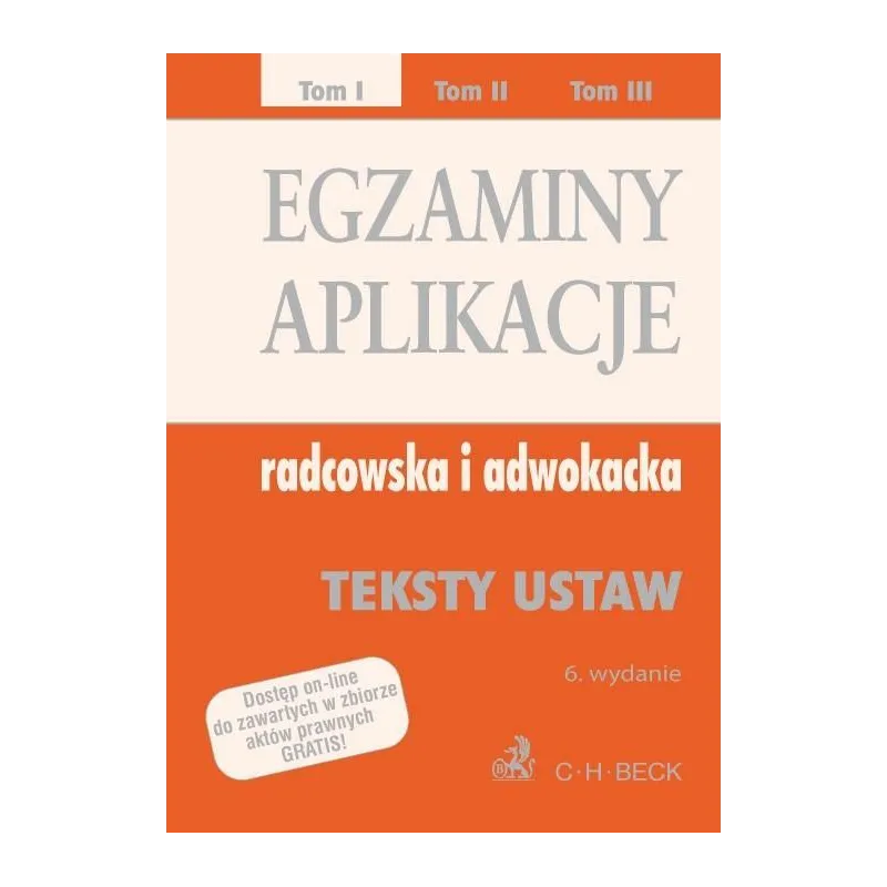 EGZAMINY APLIKACJE RADCOWSKA I ADWOKACKA 1
