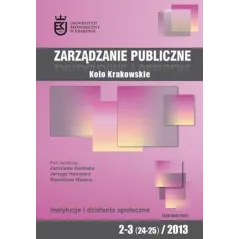 ZARZĄDZANIE PUBLICZNE 2-3 2013