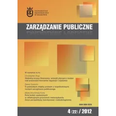 ZARZĄDZANIE PUBLICZNE 4/2012