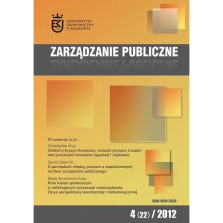 Zarządzanie Publiczne 4/2012 Zarządzanie Publiczne 4/2012