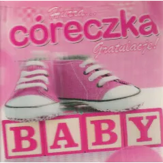 KARNET Z OKAZJI NARODZIN CÓRECZKI 3D