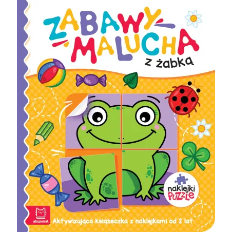 Zabawy Malucha Z Żabką. Aktywizująca Książeczka Z Naklejkami 2+ Zabawy Malucha Z Żabką. Aktywizująca Książeczka Z Naklejkami 2+