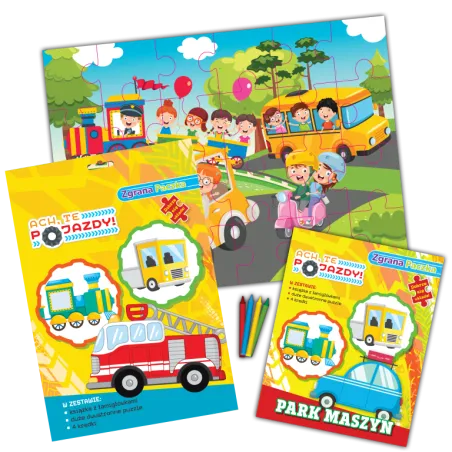 Park Maszyn. Ach, Te Pojazdy! Zgrana Paczka Park Maszyn. Ach, Te Pojazdy! Zgrana Paczka