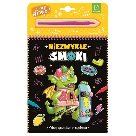 Niezwykłe Smoki. Zdrapywanka Z Rysikiem Niezwykłe Smoki. Zdrapywanka Z Rysikiem