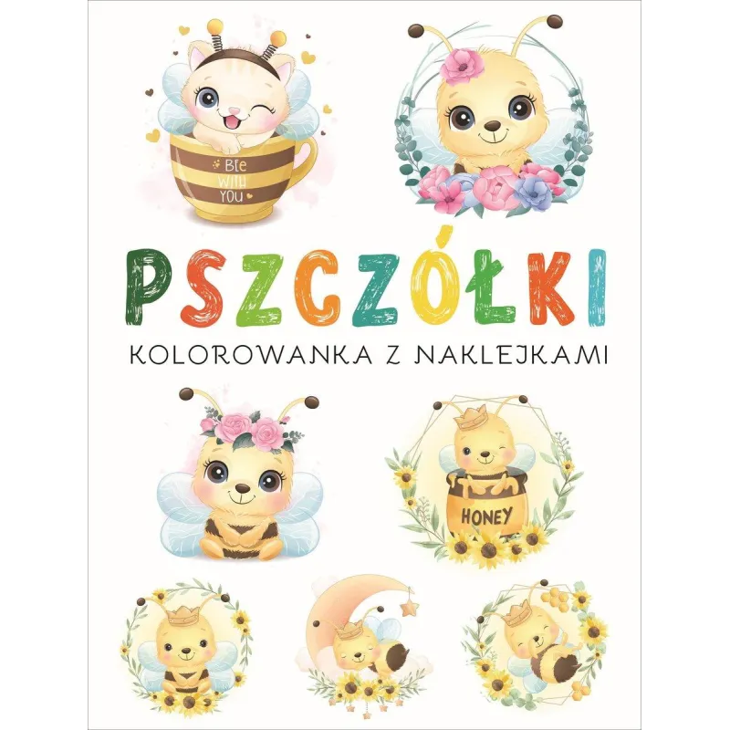 PSZCZÓŁKI. KOLOROWANKA Z NAKLEJKAMI