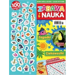 ZABAWA I NAUKA 01/2023 ŁAMIGŁÓWKI, ZAGADKI, CIEKAWOSTKI, NAKLEJKI