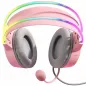 Słuchawki Nauszne Gamingowe X15 Onikuma Pro Rgb Różowe Słuchawki Nauszne Gamingowe X15 Onikuma Pro Rgb Różowe