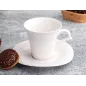 Komplet Filiżanek Porcelanowych Ze Spodkiem Na 6 Osób 12 Elementów Bella