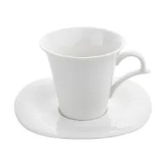 Komplet Filiżanek Porcelanowych Ze Spodkiem Na 6 Osób 12 Elementów Bella Ii Gatunek