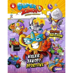 SUPERZINGS 4. KSIĄŻKA Z NAKLEJKAMI II GATUNEK