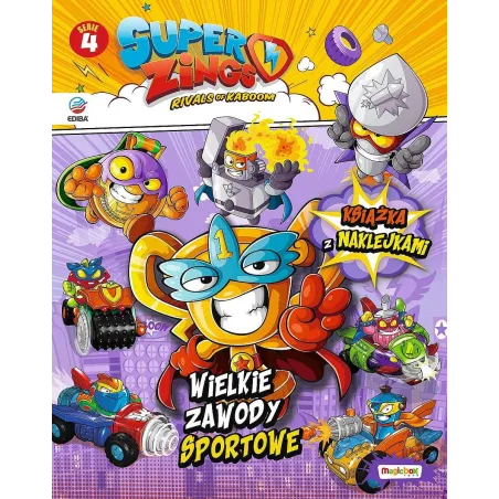 SUPERZINGS 4. KSIĄŻKA Z NAKLEJKAMI II GATUNEK