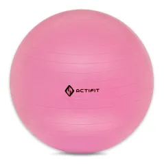Piłka Gimnastyczna Z Pompką 65Cm Różowa Actifit Bounce