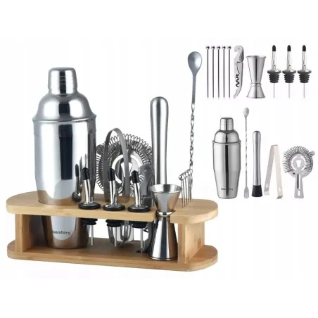 SHAKER ZESTAW BARMAŃSKI 16 ELEMENTÓW KLAUSBERG KB-7582