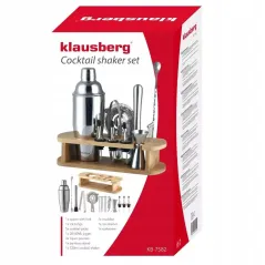 SHAKER ZESTAW BARMAŃSKI 16 ELEMENTÓW KLAUSBERG KB-7582