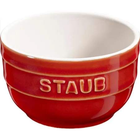 Ceramiczny Mini Ramekin Okrągły Xs  Minis 2 Szt 200 Ml Kasztanowy Staub
