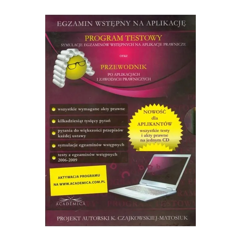 PROGRAM TESTOWY STYMULACJE EGZAMINÓW WSTĘPNYCH 