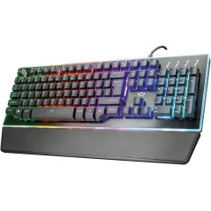 KLAWIATURA GAMINGOWA PÓŁMECHANICZNA LED TRUST GXT 860 THURA