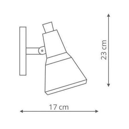 Kinkiet Auletta 1Xe14 Lp-507/1W