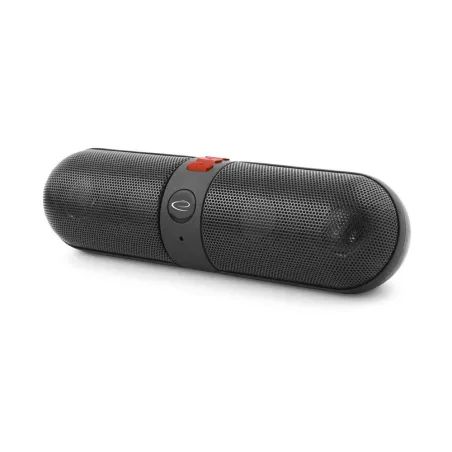 GŁOŚNIK BEZPRZEWODOWY BLUETOOTH Z RADIEM FM CZARNO-CZERWONY 2X3W ESPERANZA PIANO