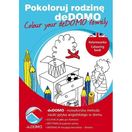 Pokoloruj Rodzinę Dedomo. Kolorowanka Polsko-Angielska Pokoloruj Rodzinę Dedomo. Kolorowanka Polsko-Angielska