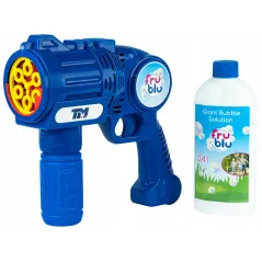 BAŃKOWY SHOOTER PISTOLET DO ROBIENIA BANIEK Z PŁYNEM 0,4L FRU BLU 3+