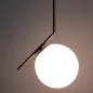 Lampa Sufitowa Wisząca Glamour Kula Gold Biała E27 Edo Pelota Lampa Sufitowa Wisząca Glamour Kula Gold Biała E27 Edo Pelota
