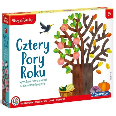 CZTERY PORY ROKU. UCZĘ SIĘ BAWIĄC. GRA EDUKACYJNA 3+