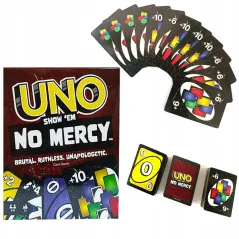 UNO SHOW \'EM NO MERCY GRA KARCIANA 7+