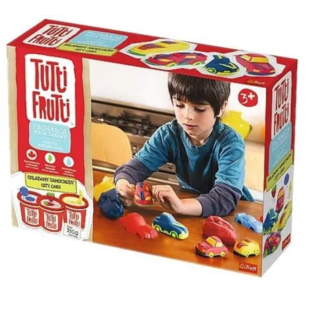 CIASTOLINA TUTTI FRUTTI SKŁADAMY SAMOCHODY ZESTAW KREATYWNY 3+