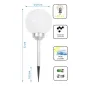 Lampa Ogrodowa Solarna Led Mleczna Kula 20 Cm Saska Garden Lampa Ogrodowa Solarna Led Mleczna Kula 20 Cm Saska Garden