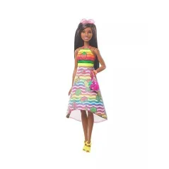 BARBIE CRAYOLA OWOCOWE WZORY LALKA Z AKCESORIAMI I WODNYM PĘDZELKIEM 5+