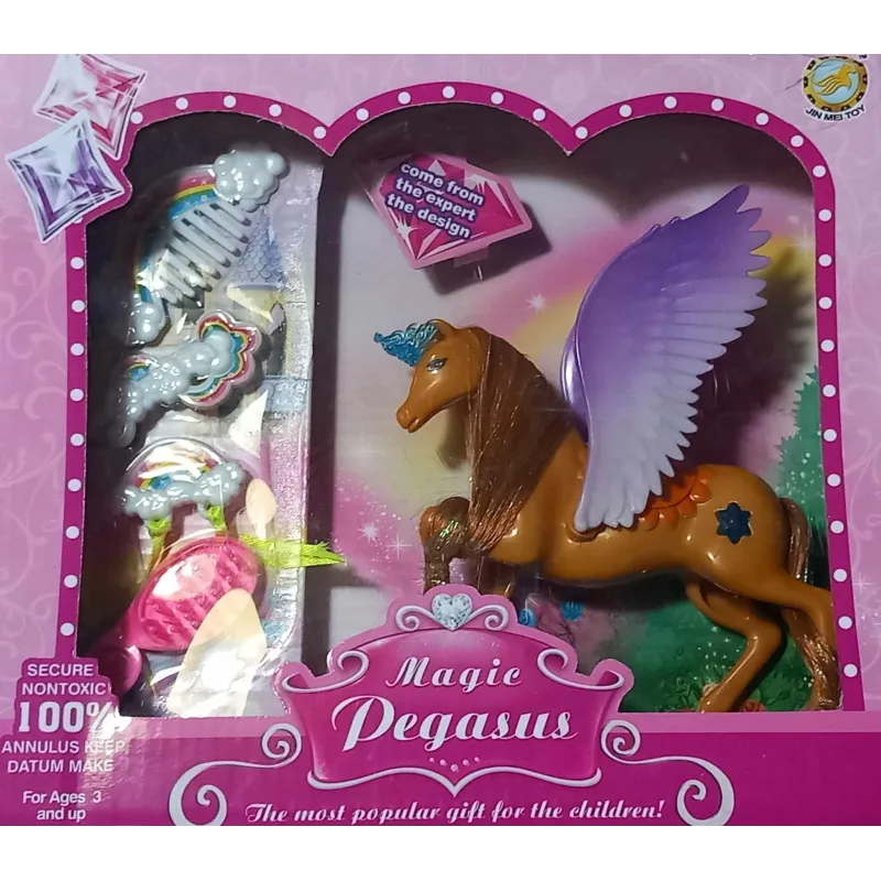 MAGICZNY PEGAZ ZESTAW DO STYLIZACJI GRZYWY 3+