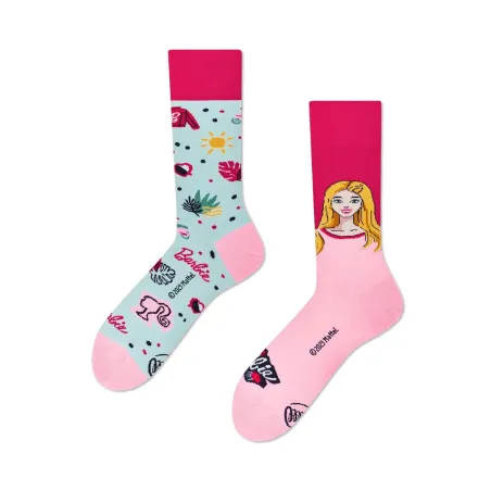 SKARPETY KOLOROWE DŁUGIE BARBIE ROZMIAR 43-46
