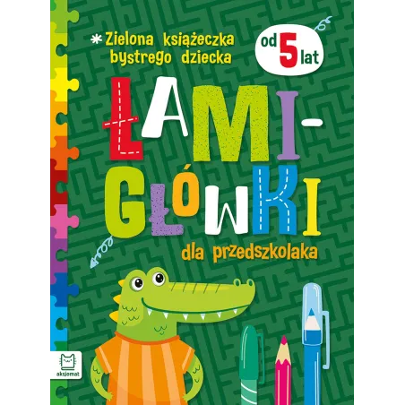 Zielona książeczka bystrego dziecka. Łamigłówki dla przedszkolaka 5 Beata Karlik,Bogusław Michalec