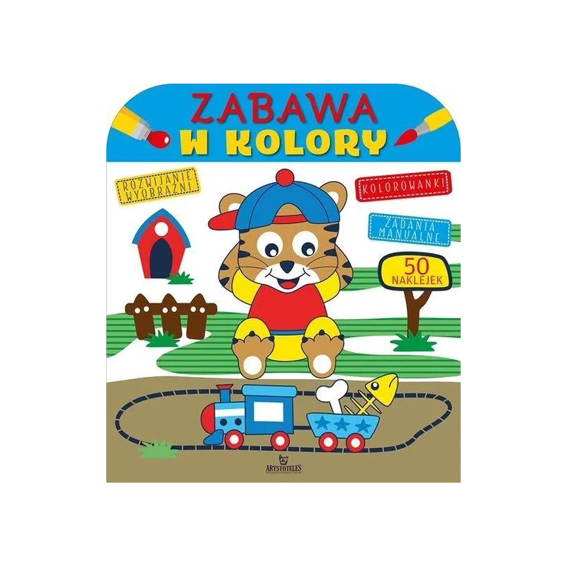 ZABAWA W KOLORY. KSIĄŻECZKA Z NAKLEJKAMI