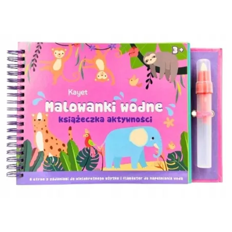 KOLOROWANKI WODNE KSIĄŻECZKA AKTYWNOŚCI 3+
