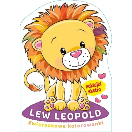 LEW LEOPOLD. KOLOROWANKA Z NAKLEJKAMI