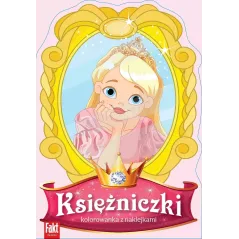 KSIĘŻNICZKI. KOLOROWANKA Z NAKLEJKAMI